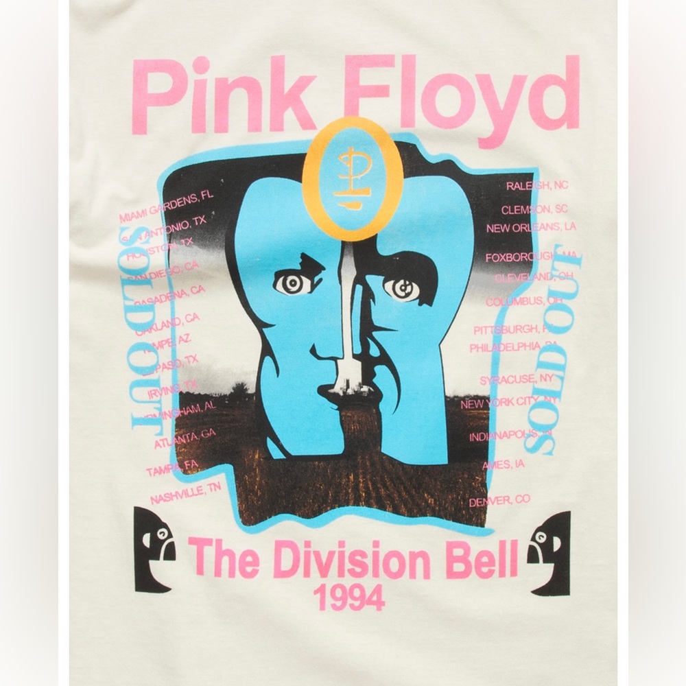 PINK FLOYD The Division Bell 1994 Mens Tee XXL